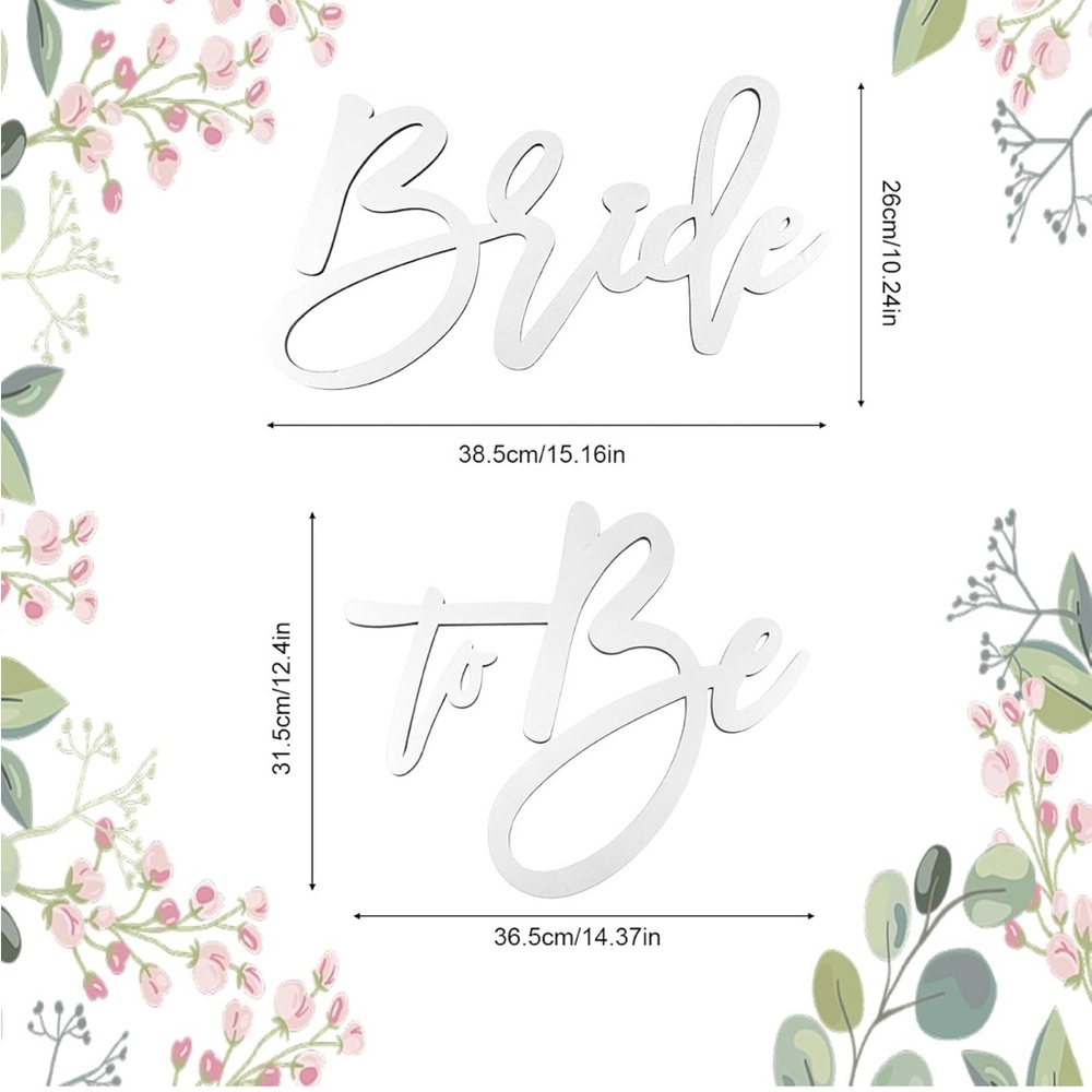 Bride To Be Sign - Picture 2 of 4